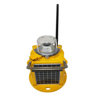 Lumière de plateforme solaire contrôlée par radio portable JCL540-RF LED, lumière d'aéroport portable, lumière de piste temporaire