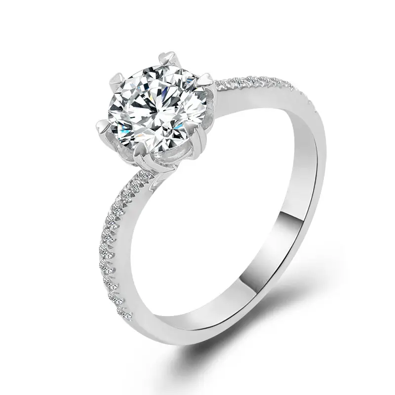 2 carat DEF moissanite wedding rings diamond Minimalist design original ring Fine Party jewelry rings new