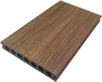 Cubiertas de madera impermeables ecológicas para exteriores, cubiertas compuestas con tapa de coextrusión de madera para decoración exterior