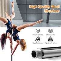 Nouvelle barre de danse portable avancée, réglable, barre de fitness pour la danse, barre de danse rotative et statique à vendre, équipement de salle de sport à domicile