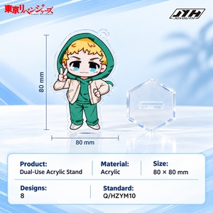 Joyouth <span class=keywords><strong>Tokyo</strong></span> Revengers Path Rebirth Q-Version Figura de Doble Uso con Base - Modelo Oficial Licenciado JY-000079 Blind Bag 12+ - Product Image 5