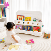 Station d'art mobile avec étagère intégrée, tableau de dessin créatif pour enfants, tableau d'écriture, gain de place