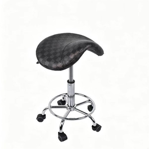 Bangxing Venta Directa - Silla Moderna de Metal con Ruedas, Ajustable y Giratoria, para Estética, Peluquería y Uso General - Product Image 2