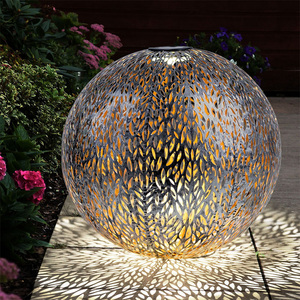 Lámparas <span class=keywords><strong>Solares</strong></span> de Mimbre de Hierro Hechas a Mano, Marca LEADER de Moda para Jardines - Product Image 3