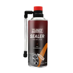 Aerosol Inflator ban mobil 400ml ban datar tusukan perbaikan Sealant dan memperbaiki Sealer Inflator semprot untuk mobil Universal Fit