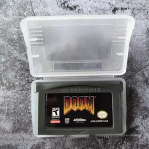 Hot selling Doom I 1 Doom II 2 GameBoy Advance for gba game cards 32 bit game cartridge