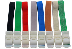Tourniquet de type à pression de boucle promotionnelle médicale Risenmed dans un logo personnalisé <span class=keywords><strong>ou</strong></span> des bandes de couleur Production de ceinture élastique - Product Image 5