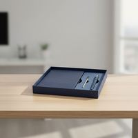 Werbe-Notizbuch mit Logo, Individueller Stift und Geschenkbox, Weiches Ledereinband-Notizbuch-Set für Luxuriöse Geschäftsgeschenke