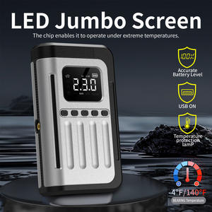 Démarreur de voiture portable, batterie externe, mini booster de batterie d'urgence avec lumière LED pour assistance routière - Product Image 2