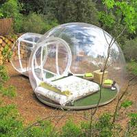 Dôme transparent Igloo, tente à bulles gonflable en cristal pour l'intérieur et l'extérieur, pour le stationnement des voitures, Smile Inflatables, certifié CE, portable