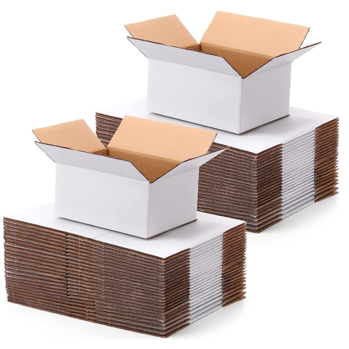 Cartons Manufacturer Custom Shipping Cartons Corrugated Boxes Recyclable White Shipping Carton for Shipping