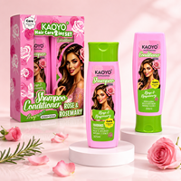 KAOYO Crème naturelle au romarin, shampoing et après-shampoing nourrissant pour cheveux, 325 ml chacun, parfum durable, soin des cheveux unisexe