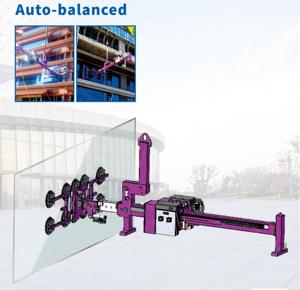 Equipo de Elevación de Vidrio al Vacío Autoequilibrado Patentado por <span class=keywords><strong>Cowest</strong></span>, 1.5T, 10 Ventosas, Control Remoto, Potencia Híbrida, Rotación de 360° - Product Image 4