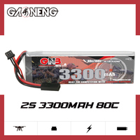 بطارية ليثيوم بوليمر GNB GAONENG 3300 مللي أمبير 2S 7.4 فولت 80C احترافية قياسية للتحكم عن بعد، بطارية للعبة AirSoft مع موصل تاميا صغير
