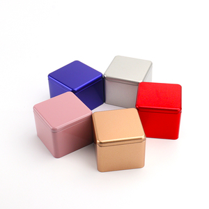 กล่องใส่เครื่องประดับหลากสไตล์ สีพื้น กล่องของขวัญ กล่องเหล็ก - Product Image 1