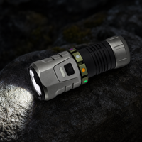 Senter LED F86 USB Isi Ulang Tahan Air IP65 Super Terang 8 XTE Fokus Tetap Ekor Magnetik Paduan Aluminium untuk Berkemah