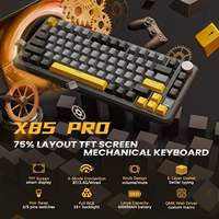 Attack Shark X85PRO 75% Wireless Mechanical Keyboard RGB Backlit Programmable Keys TFT Smart Display Knob Gaming Keyboard