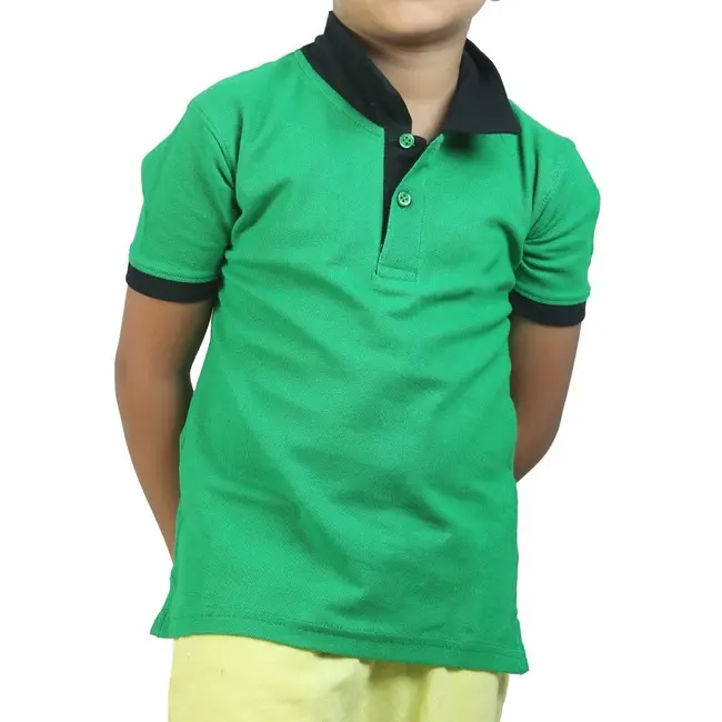 नई आगमन उच्च गुणवत्ता अनुकूलित किड्स कॉटन स्पोर्ट्स पोलो टी शर्ट, बच्चों की छोटी आस्तीन वाली किड्स गोल्फ पोलो शर्ट्स बीडी से