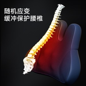 Massage Pillow Butterfly Shape Hemp Fabric Hot Compress Massage Waist Back Neck Support Cushion Plug In High End Combination - Product Image 1