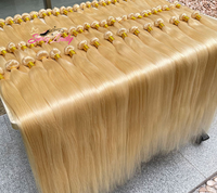 Haute Qualité 613 Blonde Cheveux Bruts Humains 613 Platine Os Droit Corps Vague Bundle Cheveux Vierge Vietnamien Cheveux Vendeur