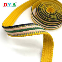Sangle en polyester tissé réfléchissant colorée de 25 mm pour collier de chien et ceinture pour animaux de compagnie – Fabricant