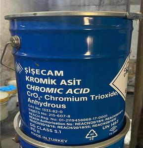 <span class=keywords><strong>Trioxyde</strong></span> <span class=keywords><strong>de</strong></span> <span class=keywords><strong>chrome</strong></span> (CrO3, CAS 1333)-oxydant industriel <span class=keywords><strong>de</strong></span> haute pureté pour la galvanoplastie et la catalyse - Product Image 1