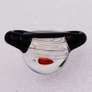 Vũ trụ quyến rũ Châu Âu Vòng đeo tay quyến rũ trái tim Ruby kim cương đỏ Zircon Murano lampwork Galaxy bóng hai móc mặt dây chuyền trẻ em - Product Image 3