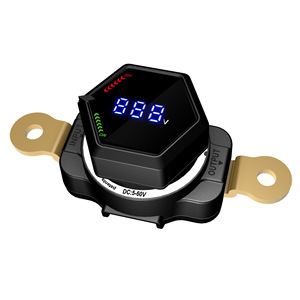 Interrupteur de déconnexion de batterie le plus vendu avec voltmètre pour bateaux, voitures, camping-cars, camions – Le meilleur choix pour les disjoncteurs - Product Image 1