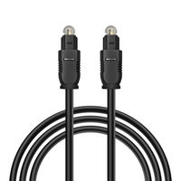 Câble audio numérique optique Toslink 1M neuf 2026 avec connecteur DVI pour HDTV, cordon audio en PVC, livraison directe