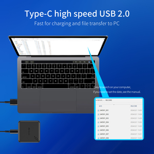 เครื่องบันทึกการโทรแบบพกพา32GB USB exportable ปุ่มเดียวบันทึกการโทรที่สำคัญรูปแบบเสียง WAV สำหรับเครื่องบันทึกเสียงดิจิตอล <span class=keywords><strong>iPhone</strong></span> - Product Image 5