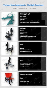 6HP 8HP nông nghiệp làm cỏ bánh xe bừa điện tiller máy - Product Image 6