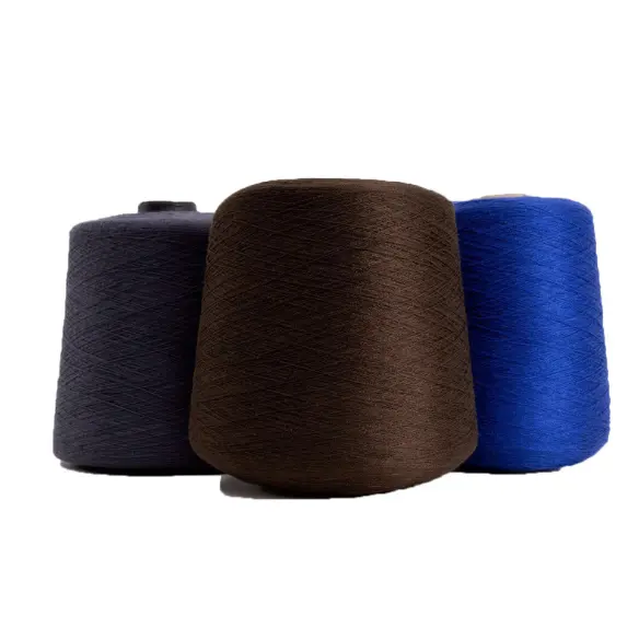 Colored 100% viscose rayon yarn for weaving