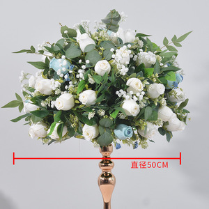 Nouvelle Boule <span class=keywords><strong>de</strong></span> Fleurs Artificielles Premium <span class=keywords><strong>de</strong></span> 50 cm en Forme <span class=keywords><strong>de</strong></span> <span class=keywords><strong>Bouton</strong></span> <span class=keywords><strong>de</strong></span> <span class=keywords><strong>Rose</strong></span> pour Décoration Florale <span class=keywords><strong>de</strong></span> Table <span class=keywords><strong>de</strong></span> Mariage, Banquet et Événements - Product Image 6