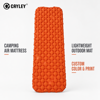 Matelas de camping gonflable portable, matelas pneumatique Diamond AirCell, tapis de couchage imperméable pour la randonnée en plein air, le trekking et les voyages
