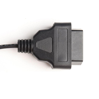 Câble de connexion OBD2 femelle vers USB Lanlin, adaptateur OBD pour ordinateur de voiture, câble d'alimentation GPS, garantie 1 an