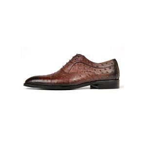 Luxurious Handcrafted Patchwork Pattern <b>Height</b> <b>Increasing</b> Dress <b>Shoes</b> Elegantly Laced Fashionable Style Suitable for Office - Product Image 6