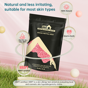 Lifestance mẫu miễn phí thử nghiệm cao cấp sáp công thức phim nóng Brazil sáp cứng hạt tẩy lông - Product Image 4