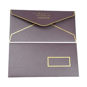 Porte-cartes de vœux en papier cartonné doré de luxe personnalisé, plié en trois, format C6, pour invitation de mariage - Product Image 4