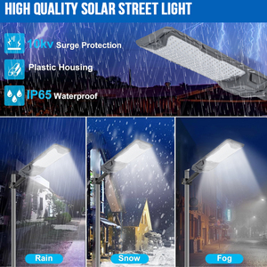 Precio barato carretera IP65 impermeable SMD 5054 ABS 100W 200W 300W integrado todo en uno farola solar Led - Product Image 2