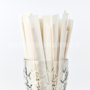 Palitos para remover de bambú, envasados individualmente, 110x4,5x1,3 mm y 140x4,5x1,3 mm, para bebidas calientes, café, té, utensilios - Product Image 3