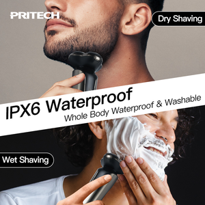 Rasoio Elettrico Ricaricabile USB con Display LED, Impermeabile IPX6, Flessibile, OEM - Product Image 3