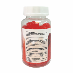 Maßgeschneiderte OEM Zuckerfreie Magnesiumglycinat-Gummis Kaubare Mineralstoff-Ergänzung für Nerven- und Muskelgesundheit - Product Image 3