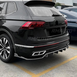 Kit carrosserie pour VW Tiguan MK2 R 2021-2023, diffuseur de pare-chocs arrière, séparateur de pare-chocs arrière, protection de pare-chocs, accessoires de voiture - Product Image 4