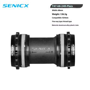 <span class=keywords><strong>Eje</strong></span> de <span class=keywords><strong>Bicicleta</strong></span> de Montaña Senicx T47, Rodamiento Cerámico, Baja Resistencia a la Rodadura, Aleación de Aluminio, <span class=keywords><strong>Eje</strong></span> Central Más Lubricado para Carretera - Product Image 6