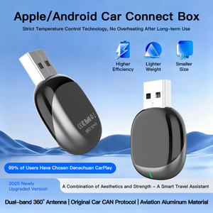 อะแดปเตอร์ UNIEAN U70 แบบพกพาไร้สายสำหรับ <span class=keywords><strong>CarPlay</strong></span> และ Android Auto ใช้งานได้กับรถยนต์ทั่วไป แปลง <span class=keywords><strong>iPhone</strong></span> ในรถยนต์ - Product Image 3
