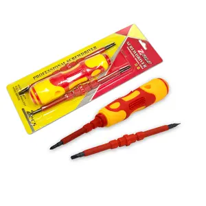 New Style 2pc Electrician Card Screwdriver Set Screwdriver Electrician Maintenance Tool Set