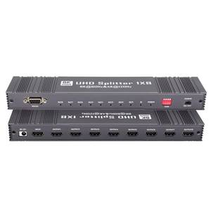 ตัวแยกสัญญาณ HDMI 48Gbps, ตัวแยกสัญญาณ HDCP 2.3, ตัวแยกสัญญาณวิดีโอ 8K@60Hz, ตัวแยกสัญญาณ HDMI อะลูมิเนียม 1 เข้า 8 ออก - Product Image 2
