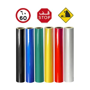 Factory Wholesale 5100 Reflective Film Resistant Printable Reflective Sheets Films Roll For Road Safety