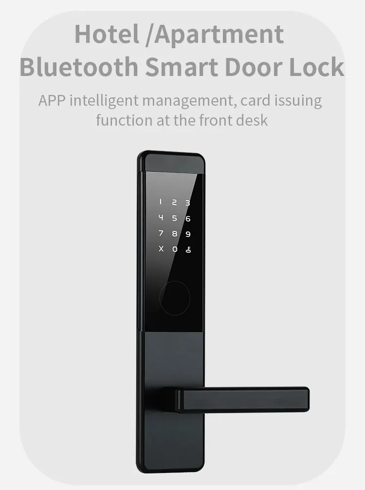 Made in China hotel electronic door lock key card induction unlock keyless door lock