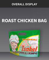 Sac en plastique d'emballage de poulet imprimé personnalisé de haute qualité d'usine de la Chine